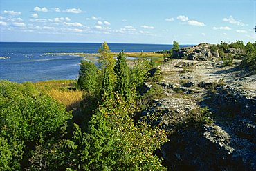 Coast of Muhu, an island to the west of Tallinn, Estonia, Baltic States, Europe