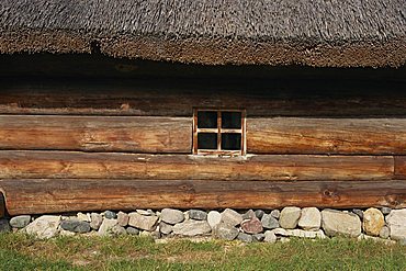 On the Island of Muhu, Old Estonian buildings and gardens, Muhu, Estonia, Baltic States, Europe