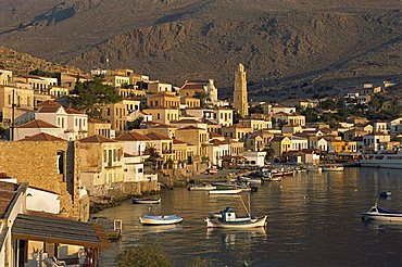 Emborio, Chalki (Halki), Dodecanese, Greek Islands, Greece, Europe