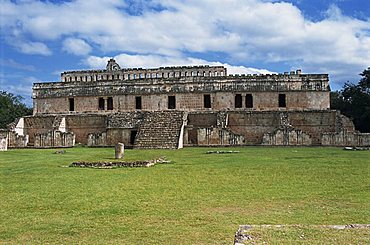 Puuc Mayan site of Kabah, the Palace Group (East Group), Kabah, near Uxmal, Yucatan, Mexico, North America