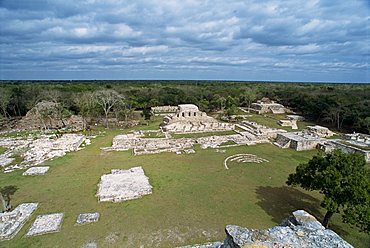 Mayapan, former Mayan capital after fall of Chichen Itza, Yucatan, Mexico, North America