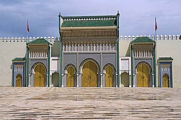 The Royal Palace, Fez, Morocco, North Africa, Africa