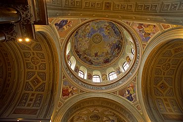 Dome of the Bazilika (Cathedral), Eger, Hungary, Europe