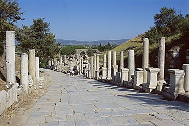 Archaeological site, Ephesus, Anatolia, Turkey, Asia Minor