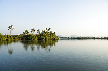 Backwater near Mobor, Goa, India