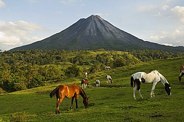 Arenal Volcano from the La Fortuna side, Costa Rica