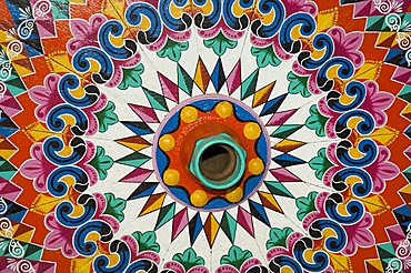 The crafts town of Sarchi famous for its decorative painting and ox carts , Central Highlands, Costa Rica