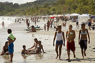 Public Beach, Manuel Antonio, Pacific Coast, Costa Rica, Central America