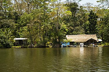 Local housing, Tortuguero National Park, Costa Rica, Central America