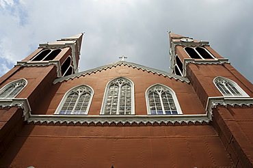 Iglesa de Grecia church made in Europe of iron, Grecia, Central Highlands, Costa Rica, Central America