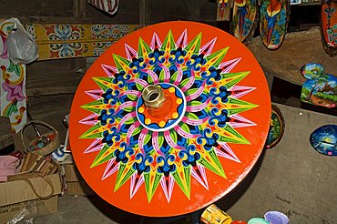 The crafts town of Sarchi famous for its decorative painting and ox carts, Central Highlands, Costa Rica, Central America