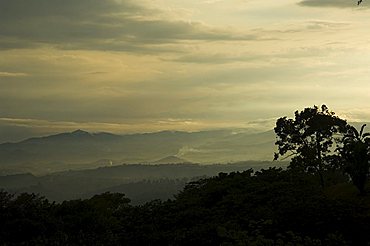 Views over the central valley near San Jose, Costa Rica, Central America