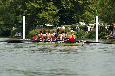 Rowing at the Henley Royal Regatta, Henley on Thames, England, United Kingdom, Europe