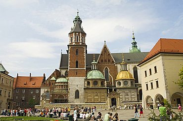 Wawel Cathedral, Royal Castle area, Krakow (Cracow), UNESCO World Heritage Site, Poland, Europe