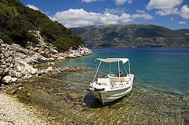 Near Fiskardo on the east coast of Kefalonia (Cephalonia), Ionian Islands, Greece, Europe