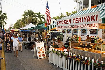 Goombay Festival in Bahama Village, Petronia Street, Key West, Florida, United States of America, North America