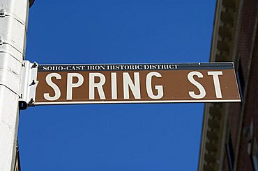 Spring Street, Soho, Manhattan, New York City, New York, United States of America, North America