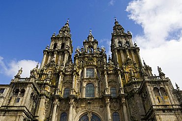 Santiago Cathedral, UNESCO World Heritage Site, Santiago de Compostela, Galicia, Spain, Europe