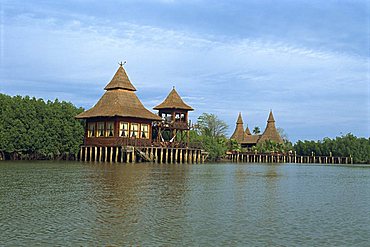 Makasutu Eco Lodge near Banjul, Gambia, West Africa, Africa