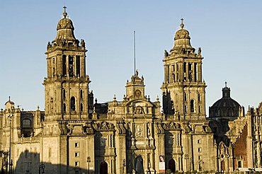 Metropolitan Cathedral, Zocalo, Centro Historico, Mexico City, Mexico, North America