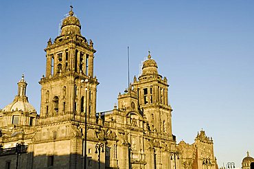 Metropolitan Cathedral, Zocalo, Centro Historico, Mexico City, Mexico, North America