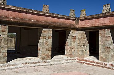 Palace of the Quetzal Butterfly, Teotihuacan, 150AD to 600AD and later used by the Aztecs, UNESCO World Heritage Site, north of Mexico City, Mexico, North America