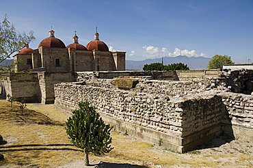 Church of San Pablo, Mitla, Oaxaca, Mexico, North America