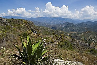 Landscape near Hierve el Agua, Oaxaca, Mexico, North America