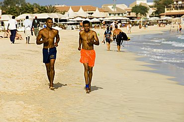 Beach at Santa Maria, Sal (Salt), Cape Verde Islands, Africa