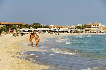 Beach at Santa Maria, Sal (Salt), Cape Verde Islands, Africa