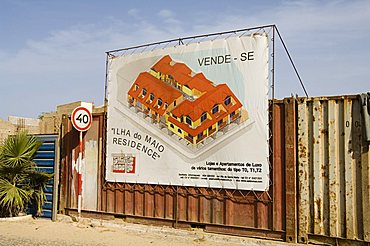 Estate agents, Santa Maria, Sal (Salt), Cape Verde Islands, Africa