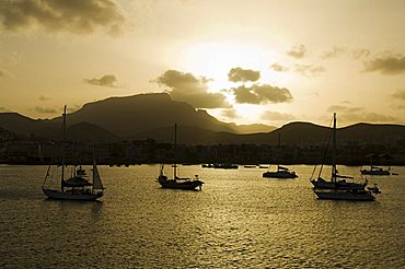 Harbour of Mindelo, Sao Vicente, Cape Verde Islands, Africa