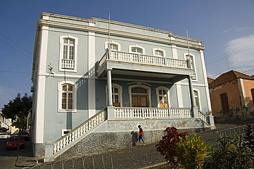 Old colonial style building, Sao Filipe, Fogo (Fire), Cape Verde Islands, Africa