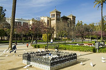 Museo de Artes y Costumbres Populares, Plaza de America, Parque Maria Luisa, Seville, Andalusia, Spain, Europe