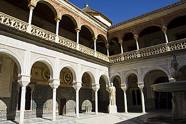 Casa de Pilatos, Santa Cruz district, Seville, Andalusia, Spain, Europe