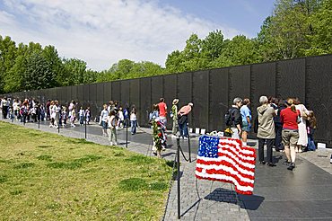 Vietnam Veterans Memorial Wall, Washington D.C. (District of Columbia), United States of America, North America