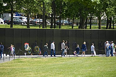 Vietnam Veterans Memorial Wall, Washington D.C. (District of Columbia), United States of America, North America