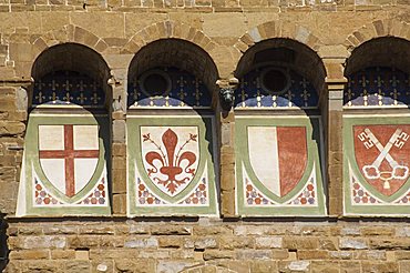 Palazzo Vecchio on the Piazza della Signoria, UNESCO World Heritage Site, Florence (Firenze), Tuscany, Italy, Europe