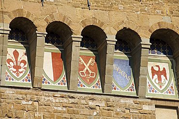 Palazzo Vecchio on the Piazza della Signoria, UNESCO World Heritage Site, Florence (Firenze), Tuscany, Italy, Europe