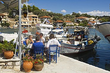 Vathy, Island of Meganisi, Ionian Islands, Greek Islands, Greece, Europe