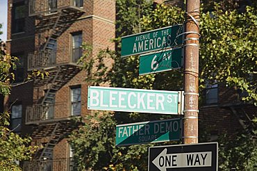 Bleecker Street, Soho, Manhattan, New York, New York State, United States of America, North America