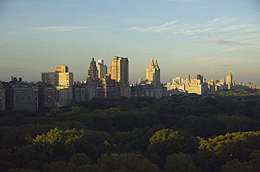 View of Central Park looking north, Manhattan, New York, New York State, United States of America, North America