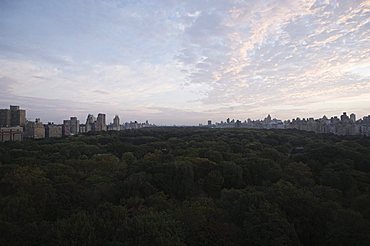 View of Central Park looking north, Manhattan, New York, New York State, United States of America, North America