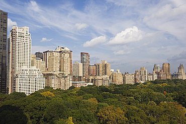 View of Central Park looking north, Manhattan, New York, New York State, United States of America, North America