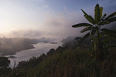 Mekong River, Golden Triangle area of Thailand, Southeast Asia, Asia