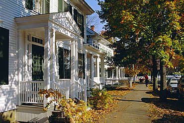 Church Street, Woodstock,  Vermont, USA