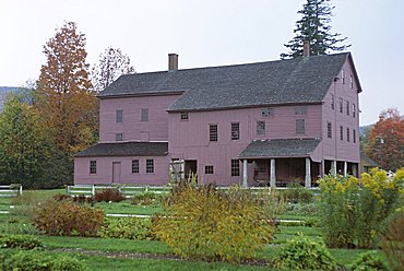 Laundry and machine shop dating from around 1790, Hancock Shaker Village, Massachusetts, New England, United States of America (U.S.A.), North America