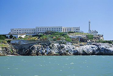 Alcatraz Island, site of the infamous prison, San Francisco, California, United States of America (U.S.A.), North America