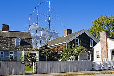 Living Maritime Museum, Mystic Seaport, Connecticut, USA 