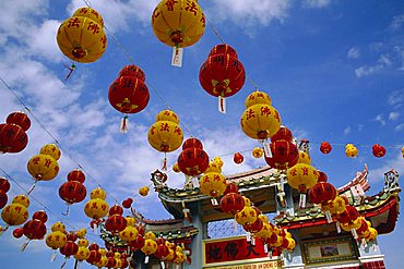 Kek Lok Si Temple, the largest Buddhist temple in Malaysia, started in 1890 and took 20 years to build, Penang, Malaysia